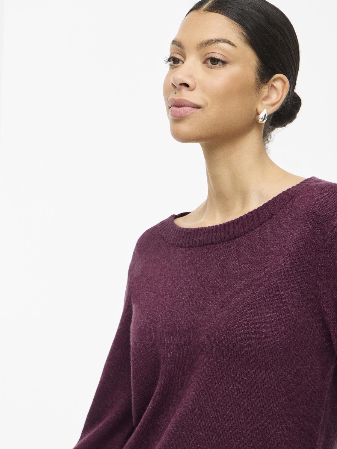 VIRIL Pullover - Fig - VERO MODA & VILA Bergvik